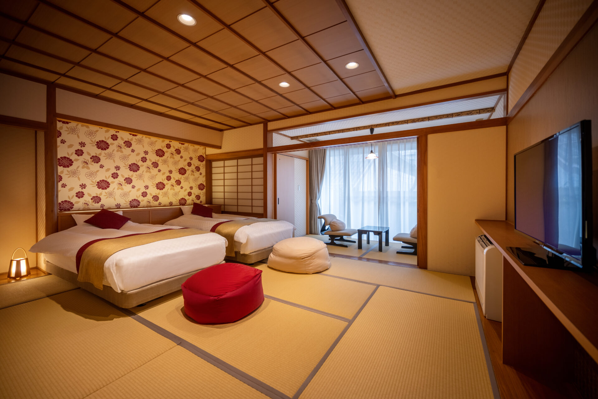 Japanese-Modern Twin Bedroom - Non-Smoking
