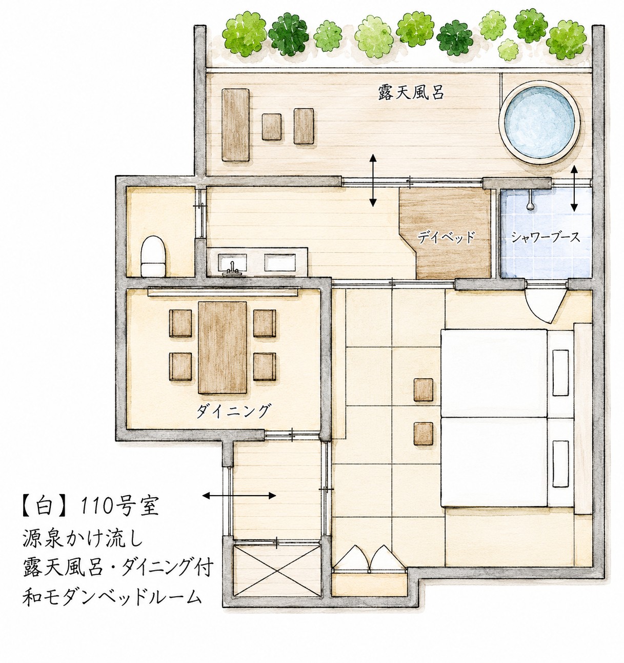 客室平面図